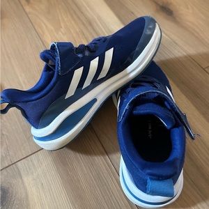 Blue Adidas gym shoes, Size 12.5c